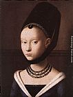 Petrus Christus Portrait of a Young Girl painting